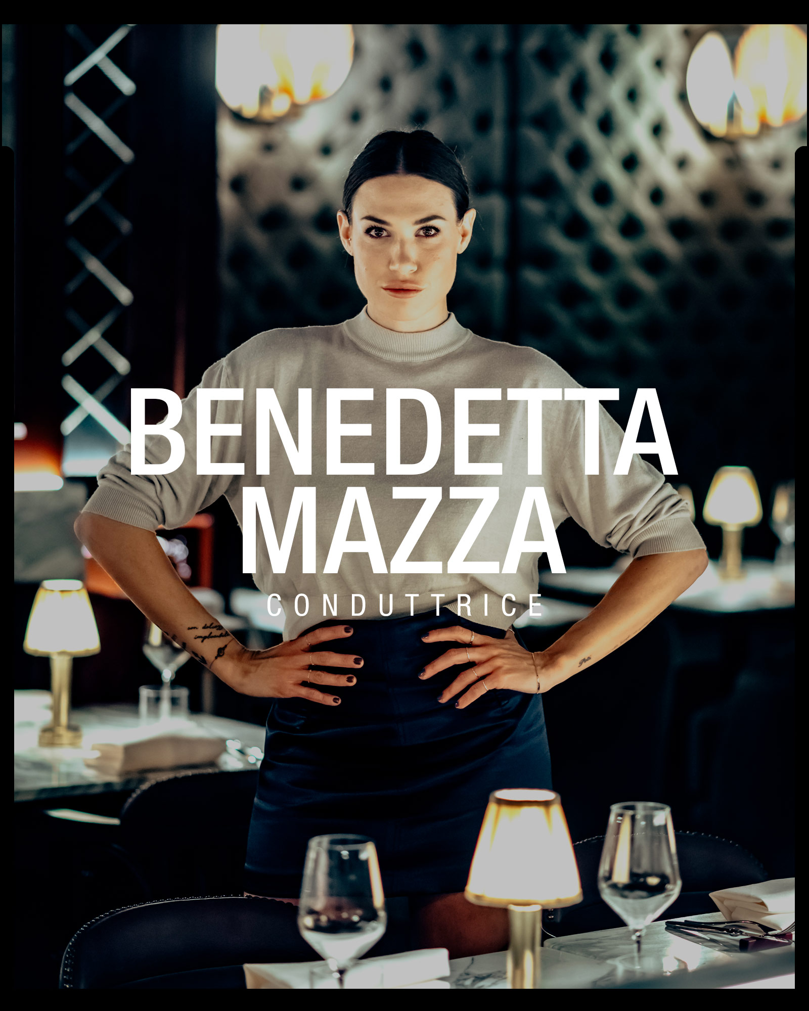 Benedetta Mazza - Conduttrice |  | foto di Stefano Gruppo